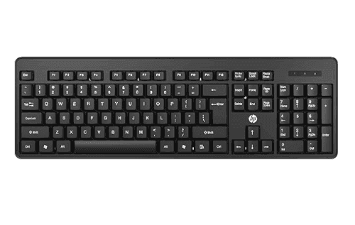 HP K160 Black Wireless Keyboard for Laptop, 7J4G6AA