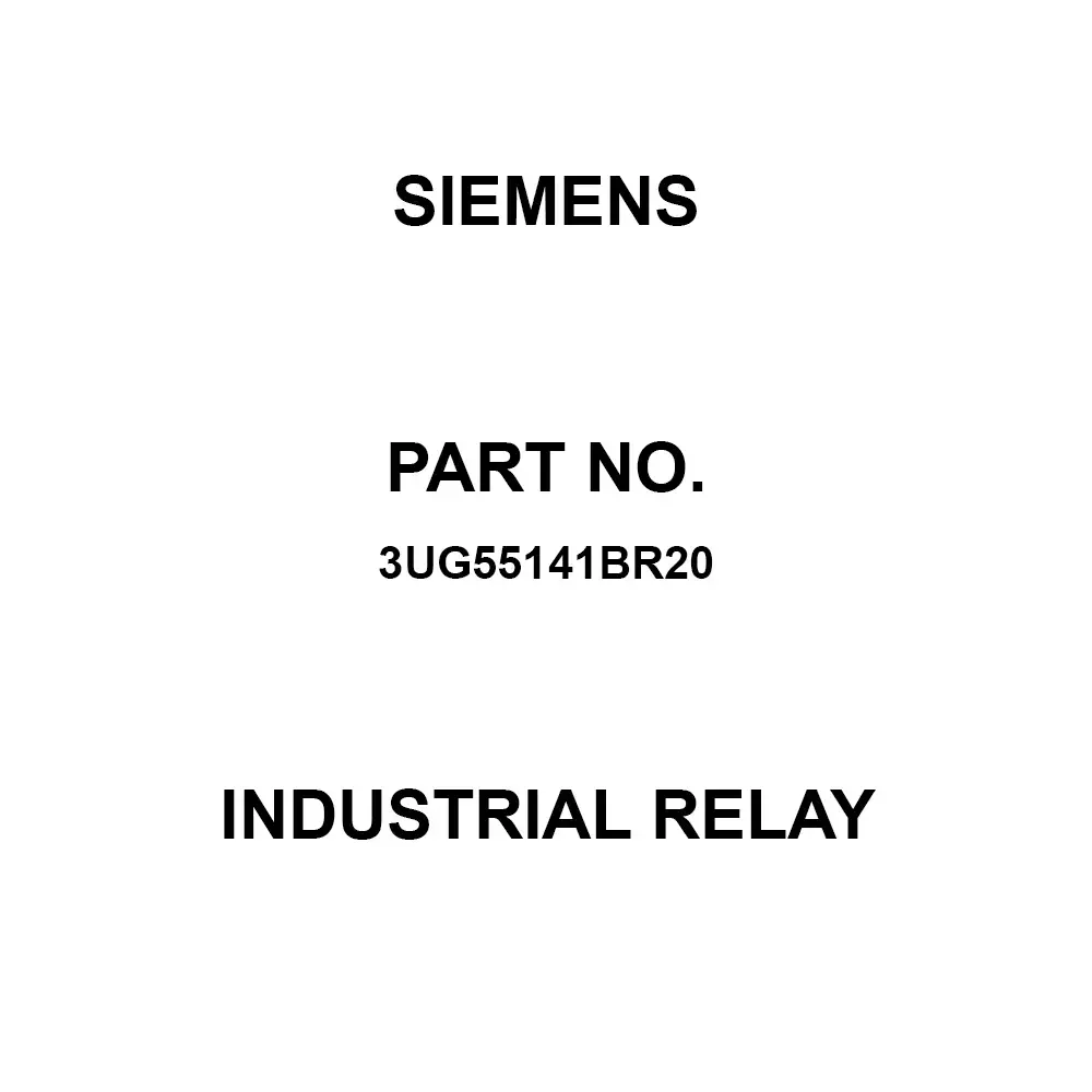 Siemens Monitoring Relay Industrial Relay DIN Rail Mount, 3UG55141BR20